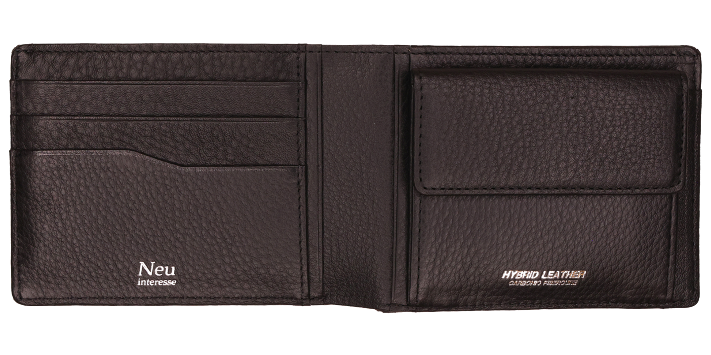 Shatten（シャッテン）Bifold wallet with coin case No.3872-04　開き